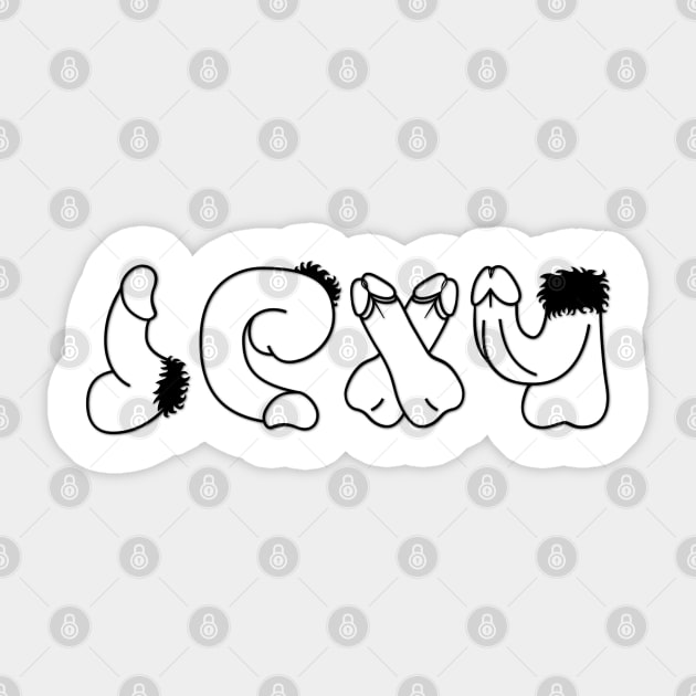Sexy Sexy Sticker TeePublic